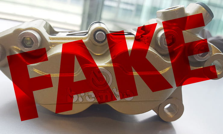 Beware of fake motorcycle parts and kit